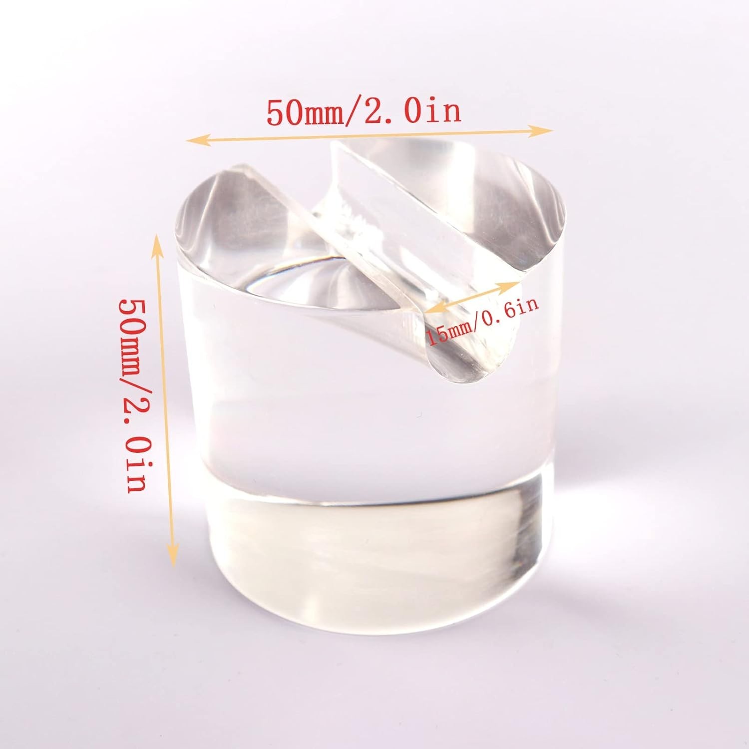 Knife Display Stand Single Acrylic Rack for Fixed Folding Knives Transparent