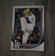 Topps 2025 Bowman Rookie Roki Sasaki #12 Los Angeles Dodgers MLB Baseball Card