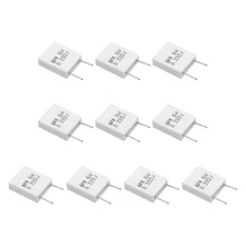 10 Pcs Ceramic Resistors, 5W 0.33 Ohm 5% Non-inductive Cement Ceramic Resistor