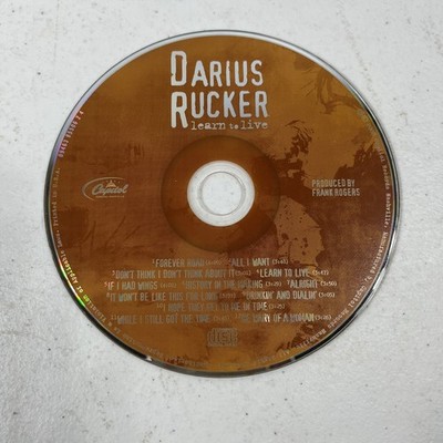 Darius Rucker   Learn to Live CD 2008 Country Capitol Records Nashville