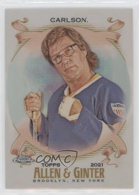 2021 Topps Allen & Ginter Chrome Refractor Jeff Carlson #256 0m4q