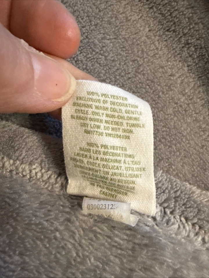 Manta de seguridad para bebé Circo rara gris mono Lovey roja manta para coche de carreras 30x28 pulgadas Foto 4 de 4