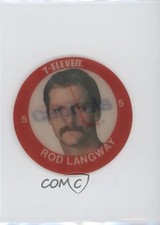 1984-85 7-Eleven Discs Food Issue Rod Langway HOF 12mo