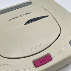 Sega Saturn White Console HST-3220 SS SEGA Tested Retro Game  NTSC-J Japanese