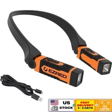 Rechargeable Neck Light Hands Free LED Work Mechanics Camping DIY Adjustable New