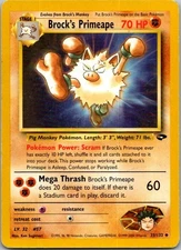Brock's Primeape Uncommon Gym Challenge 035/132 MP