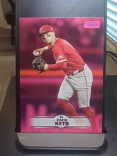 2025 Topps Stadium Club  Zach Neto #37 PinkFoil Angels
