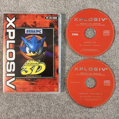 Sonic 3D Flickies Island PC CD-ROM + Virtua Fighter 2 Xplosiv (2 Disc) Retro