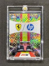 Scuderia Ferrari HP Logo 2025 Topps Chrome F1 #175 Gold Checker Refractor /50