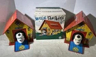 Fido’s Musical Dog House Lot Of 2 W/ 1 Box Ohio Art Tin Toy Vintage