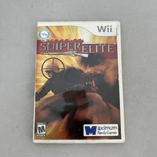 Sniper Elite with Manual (Nintendo Wii, 2010) Complete