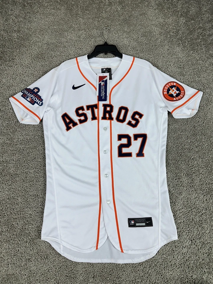 Houston Astros Jersey Mens Medium MLB Baseball 2022 World Series Champions NIKE - Image 2 of 4