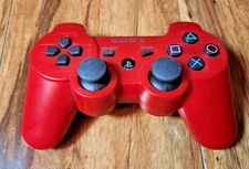 Sony Playstation 3 PS3 Sixaxis DualShock 3 Controller Red Genuine OEM
