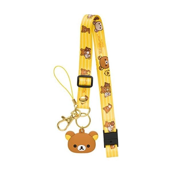 San-X Rilakkuma neck strap Rilakkuma AY21801 Japan F/S w/Tracking# Japan New JP