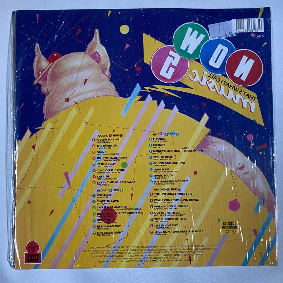 Now That's What I Call Music 5 - Vinyl LP x 2 - Gatefold 1985 NOW5 EMI SEALED - Image 2 of 2