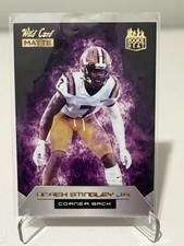 2022 Wild Card Matte #RH-8 Derek Stingley Jr. Rookie Heat Black/Blue. rookie card picture