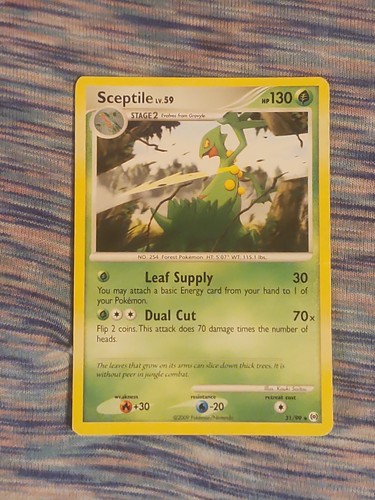 POKEMON TCG Sceptile LV.59 31/99 Non Holo Rare Platinum Arceus Card LP+