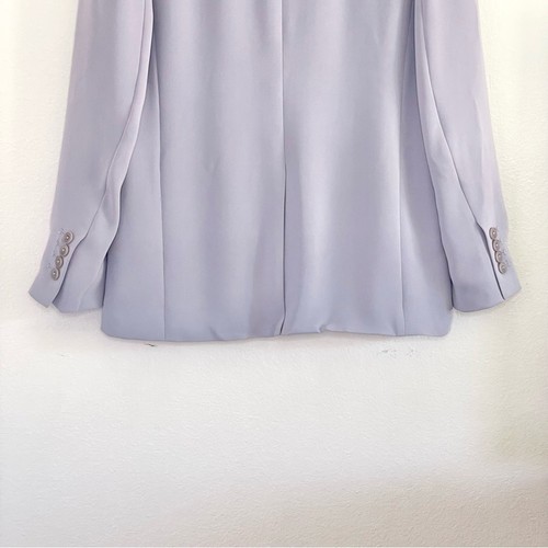 Aritzia Babaton Demy Blazer XXS Lilac Grey Jacket Notch Lapel Button Front NEW - Picture 8 of 16