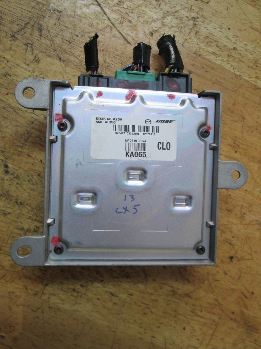 2013 2016 MAZDA CX-5 RADIO AUDIO AMPLIFIER AMP BOSE KD45-66-A20A