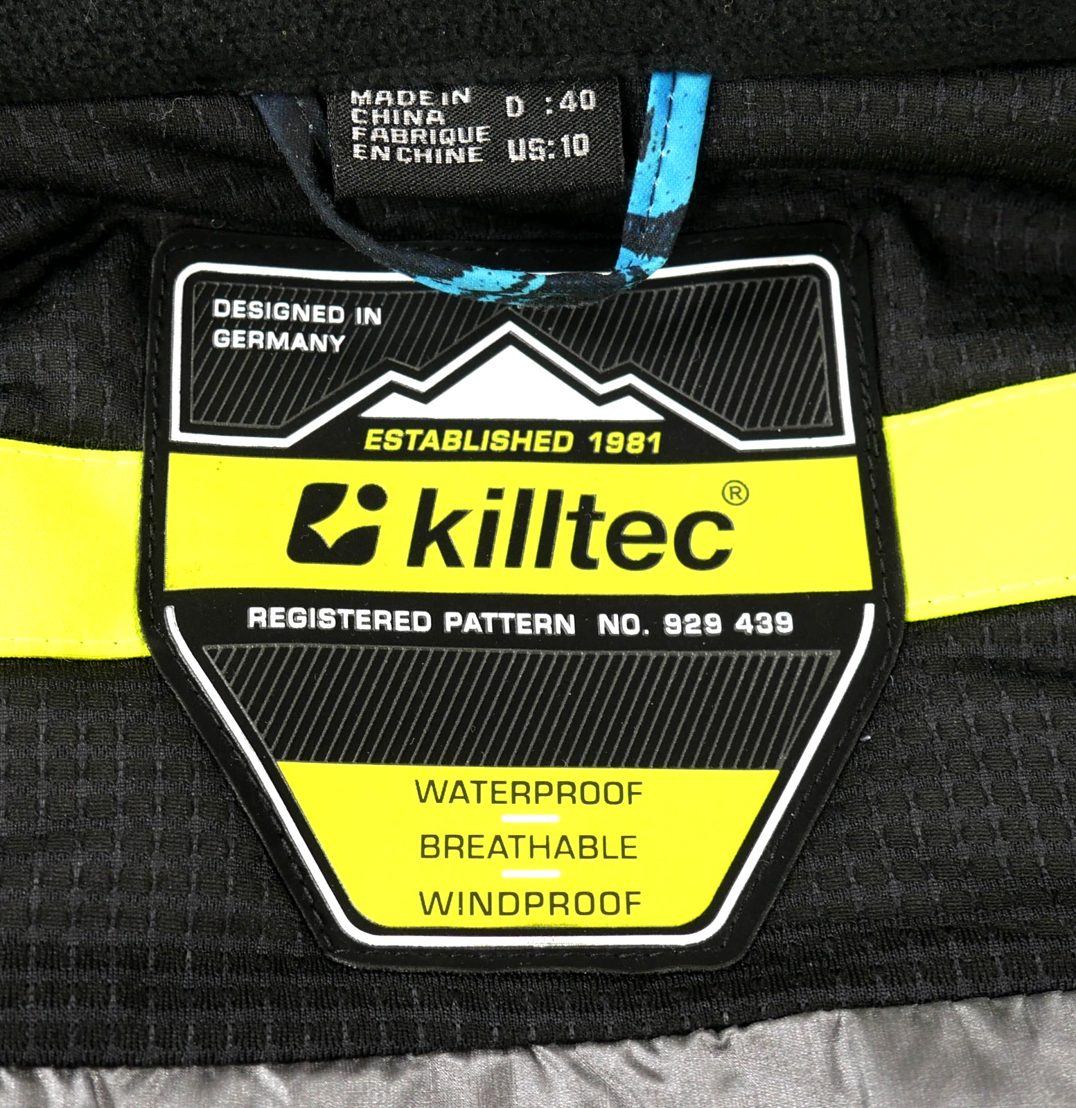 Killtec Pattern Ski Jacket Waterproof Insulated T… - image 2