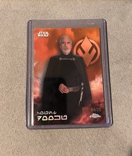 2025 Topps Chrome Aurebesh Dooku Refractor /25 Card AV-27 Star Wars