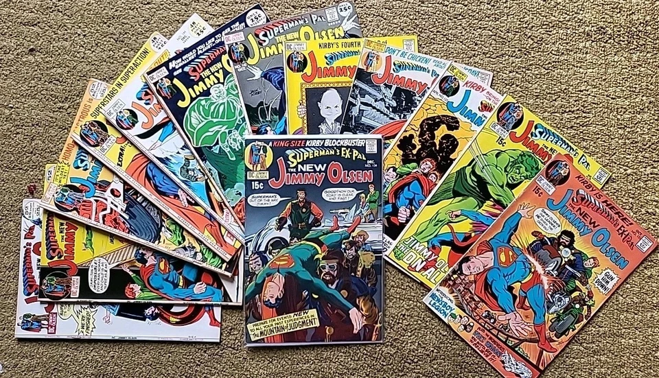 Superman's Pal Jimmy Olsen Comic Lot – Includes  KEY #134 (1st Darkseid Cameo)  - Image 2 of 3