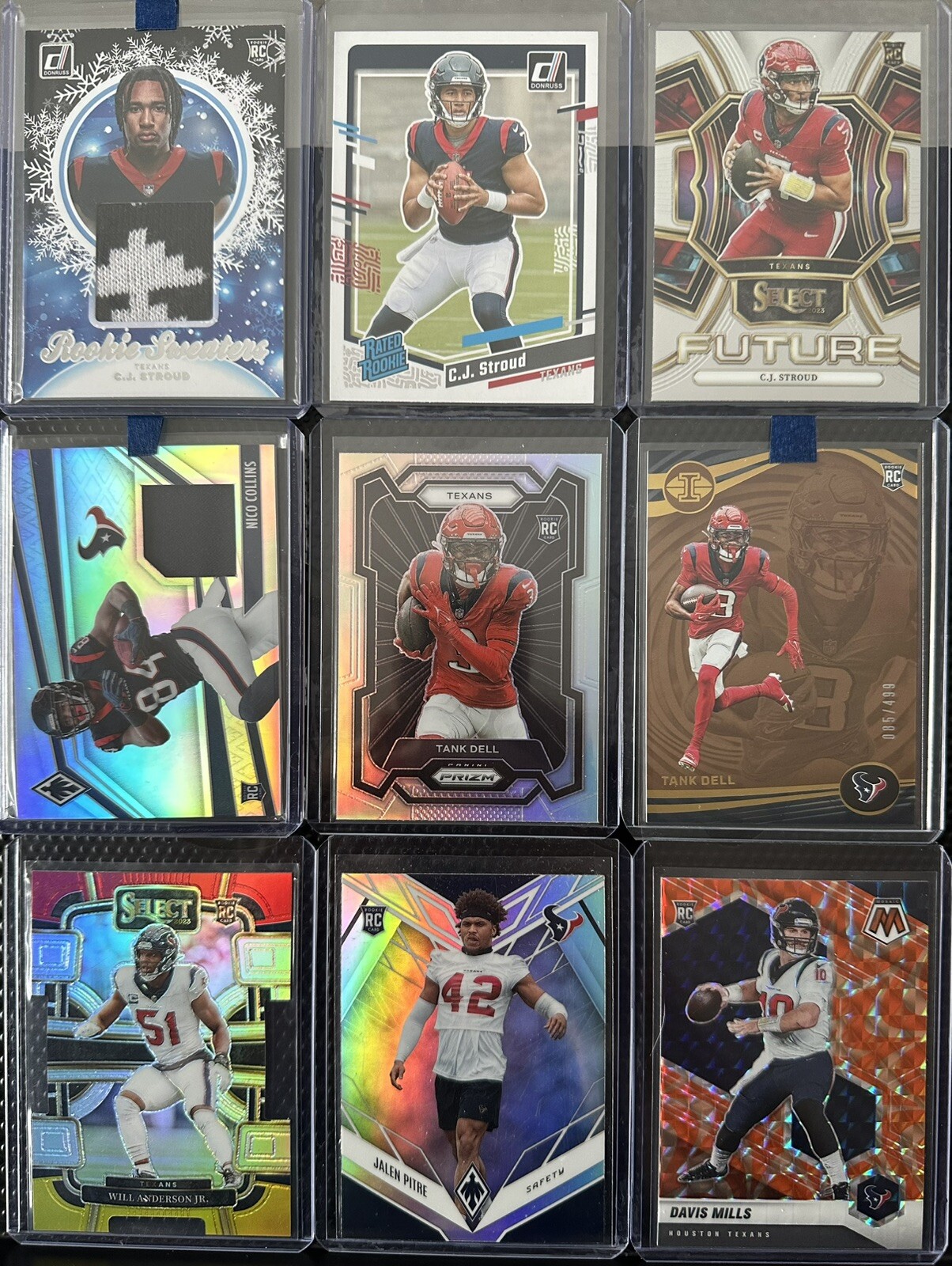 Houston Texans CJ Stroud Rookie Relic Lot(24 cards) /199