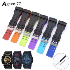 Silicone Rubber Watch Band Strap For Casio G-Shock GA-100 GA-400 GA-120 GA-140