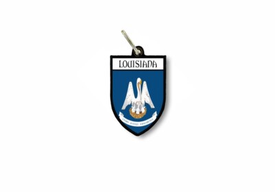 schlüsselanhänger schlüsselband flagge flaggen schild wappen stadt usa louisiana