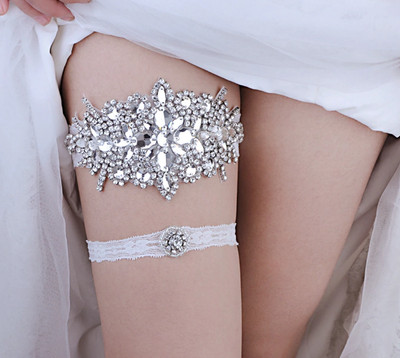 bride leg garter