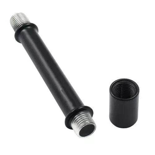 Doppelende gerade Rohr Lampenschaft Kit 80 mm (3,15"), Lampe 3,15 Zoll schwarz - Bild 4 von 5
