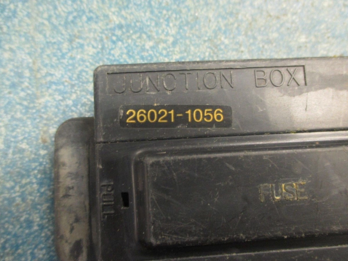 1985-1987 Kawasaki ZX-600A, fuse box, junction box, guaranteed good, 26021-1056 1985-1987 Kawasaki ZX-600A, fuse box, junction box, guaranteed good, 26021-1056