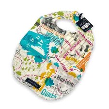 NYC Vintage Map Bib NEW Handmade in USA