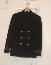 US NAVY vintage Dress Blue Military Uniform Jacket custom size