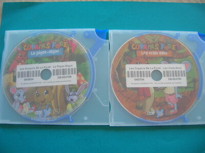DVD Slim Box SET 2 DVD LES COPAINS DE LA FORET PICKNICK / FREUNDE (b4)
