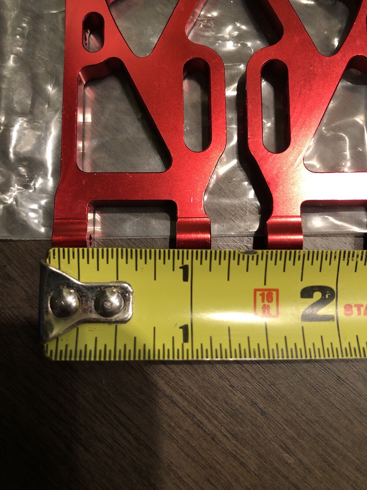 AMORIL 1:14 Scale RC Car/Truck Front & Rear Swing Arm Set Aluminum Alloy-Red New