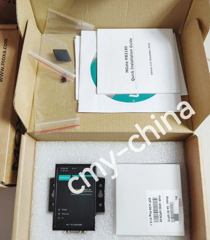 New In Box ones MOXA Terminal Server MGate MB3180 FedEx Fast Shipping - Image 4 of 4