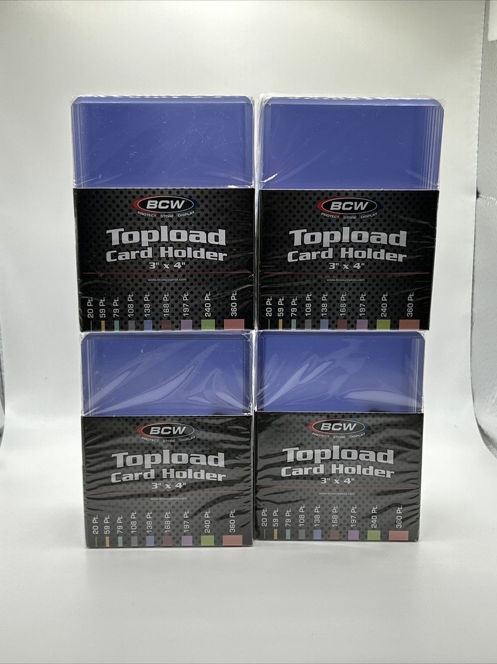 3x4 Standard Kartenhüllen 1000) BCW 3x4 Reguläre Visitenkarten Toploader Toploader Etui Nes Top Loader