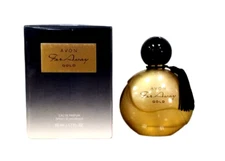 AVON -FAR AWAY GOLD  PERFUME  50ml - 1.7 fl.oz. WITH TRAVEL SPRAY
