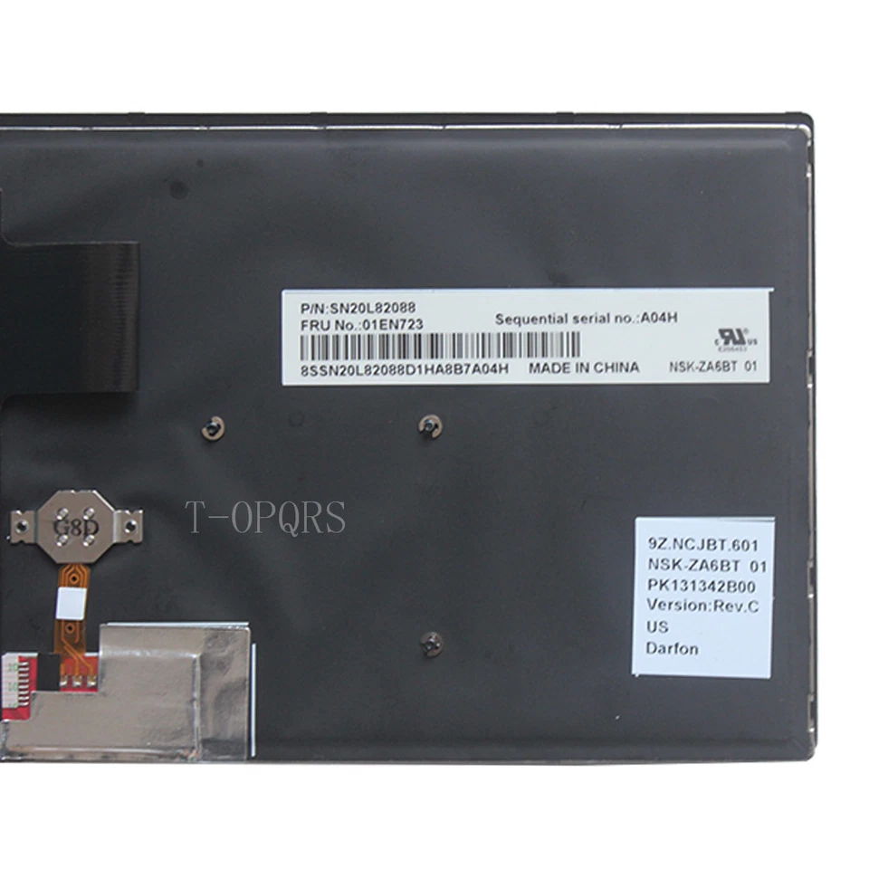 Nuevo teclado retroiluminado inglés 01EN682 01EN723 EE. UU. para Lenovo Thinkpad T460S T470S Foto 4 de 4