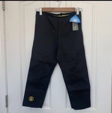 Pantalones capri negros grandes nuevos con etiquetas Hot Shapers Neotex para mujer