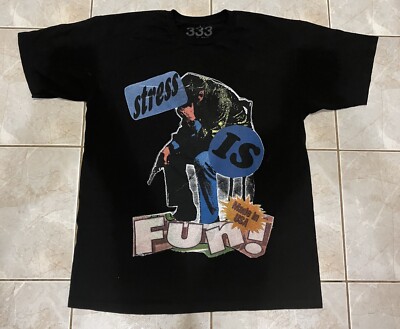 2020/1 Half-Evil  Stress Is Fun  tee Brain Dead Studios