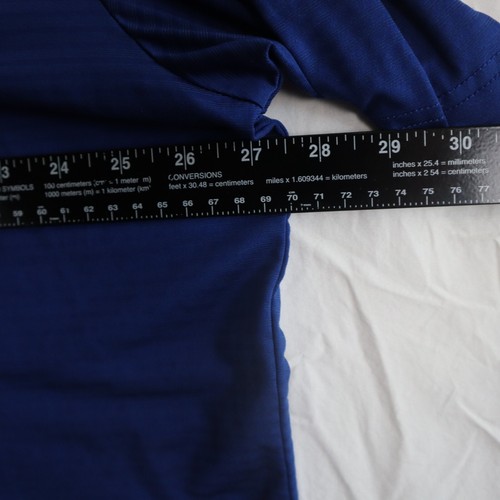 Roundtree & Yorke Polo Shirt Mens 2XLT Tall Performance Golf Blue Short Sleeve - Picture 3 of 6