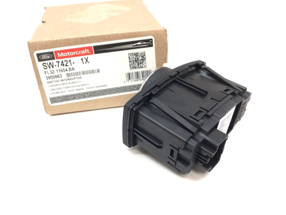 Conjunto de interruptor de iluminación de faros Ford F-150 F-Super Duty nuevo OEM FL3Z-11654-BA Foto 3 de 4