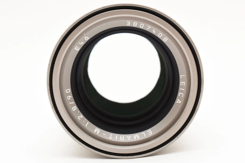 RARO [Casi SIN USAR en CAJA] LEICA ELMARIT-M 90mm f2.8 E46 11899 Lente Titan JAPÓN Foto 4 de 4