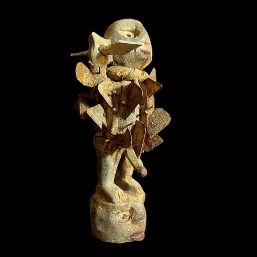 Afrykański wystrój domu posąg sztuka przedmioty kolekcjonerskie Nkisi Nkondi posąg voodoo-9792 - Zdjęcie 1 z 24