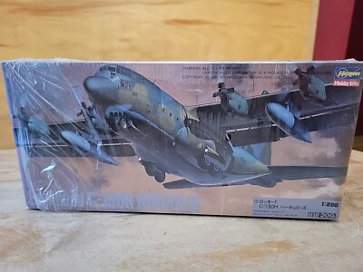1/200 Hasegawa Lockheed C-130H Hercules USAF ANG Cargo Plane Kit #MM12 NIB