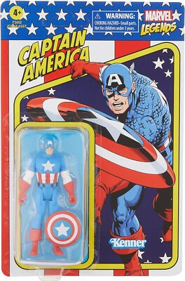 Hasbro Marvel Legends Series 3,75 Zoll Retro 375 Sammlung Captain America Acti