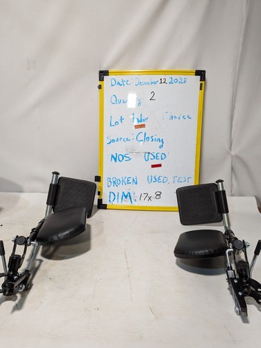 2 Sets of wheelchair foot plates, legrests: Drive Medical PHELR, Other Unknown - Picture 6 of 11
