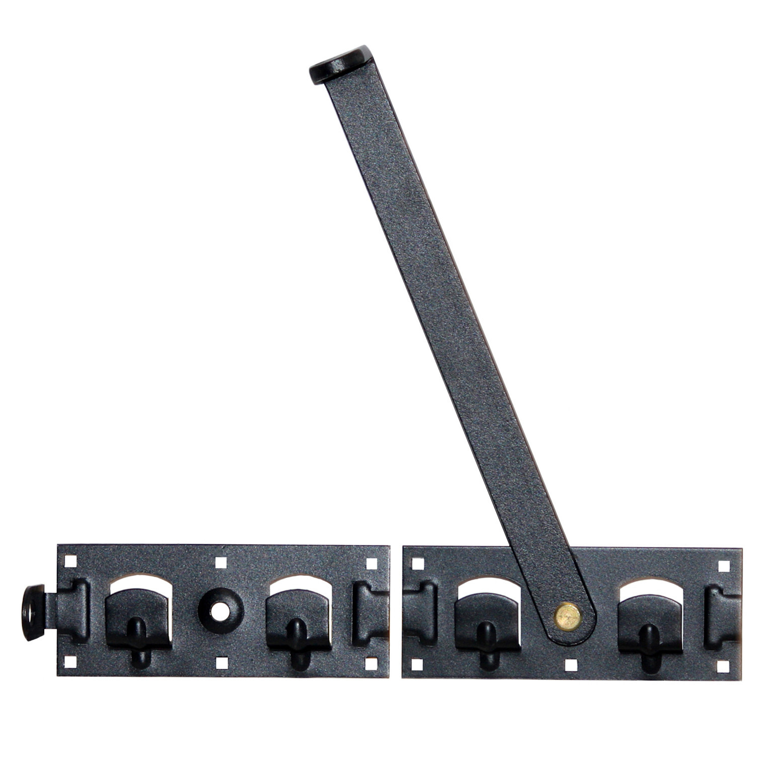 Double Gate Throw Bolt Latch Gate Latch Throw Black